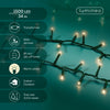 Lichterkette COMPACT 1500 LED 34 m warm weiß, grünes Kabel