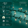 Lichterkette COMPACT TWINKLE 750 LED 16 m warm weiß, grünes Kabel
