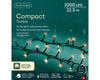 Lichterkette COMPACT TWINKLE 1000 LED 22,5 m warm weiß, grünes Kabel