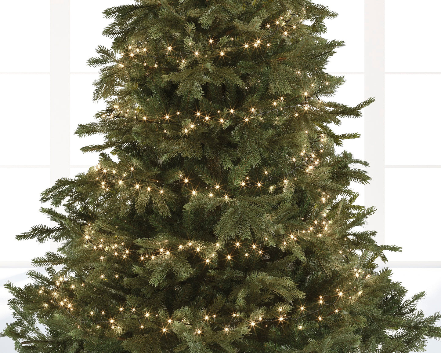 Lichterkette Compact Twinkle 220 LED 4,5 m warm weiß, grünes Kabel