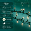 Lichterkette COMPACT TWINKLE 1500 LED 34 m warm weiß, grünes Kabel