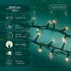 Lichterkette COMPACT 3000 LED 60 m warm weiß, grünes Kabel