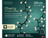Lichterkette CHERRY Compact Twinkle 500 LED 11 m warm weiß, schwarzes Kabel