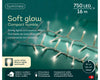 Lichterkette Soft Glow COMPACT TWINKLE 750 LED 16 m warm weiß, transparentes Kabel