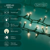 Lichterkette Soft Glow COMPACT TWINKLE 1000 LED 22,5 m warm weiß, grünes Kabel