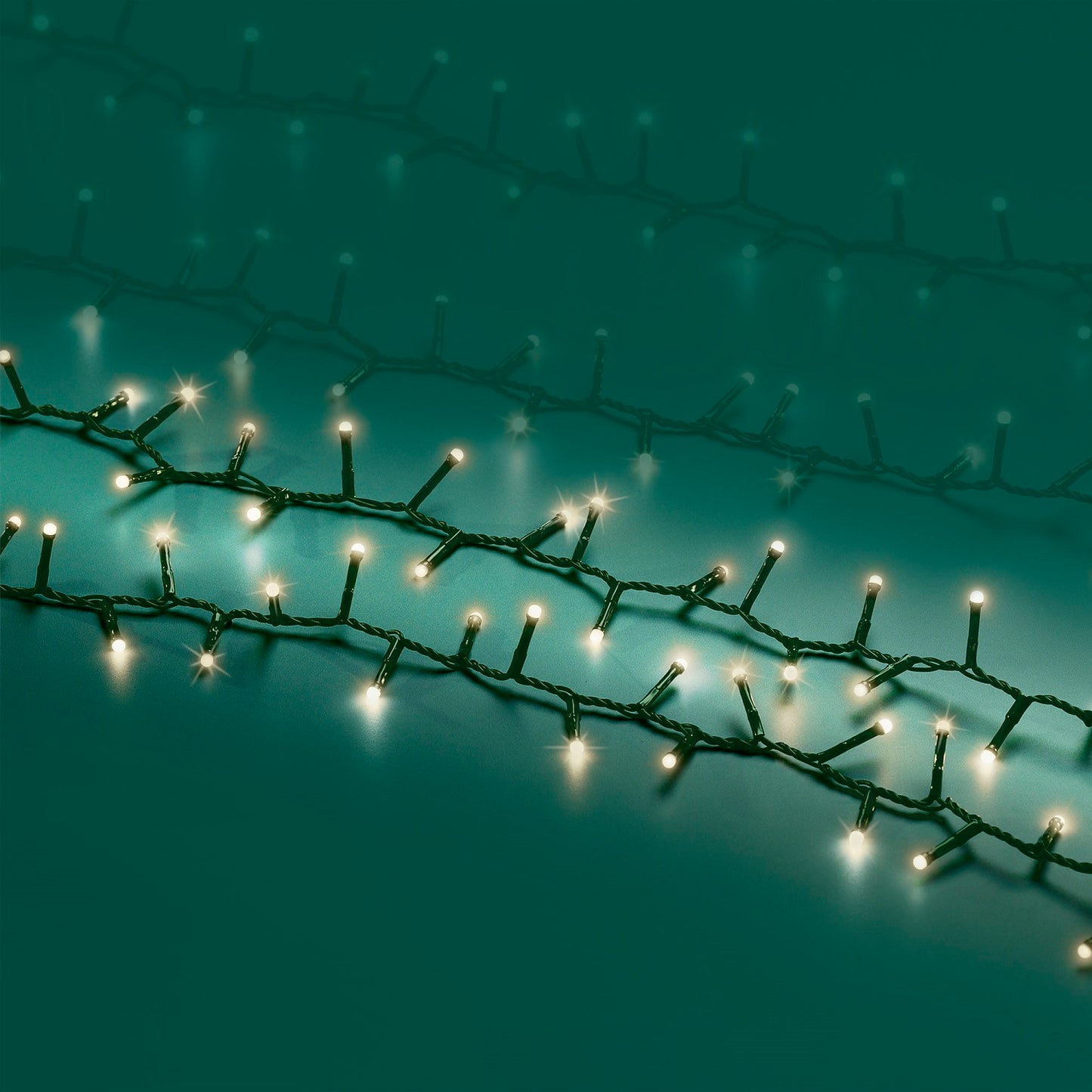 Lichterkette Soft Glow COMPACT TWINKLE 1000 LED 22,5 m warm weiß, grünes Kabel