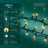 Lichterkette COMPACT SPARKLE 600 LED 18 m, Soft Gold, grünes Kabel