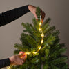 Lichterkette TREE LIGHTS 408 LED 1,8 m warm weiß, Silberdraht