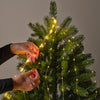 Lichterkette TREE LIGHTS 408 LED 1,8 m warm weiß, Silberdraht
