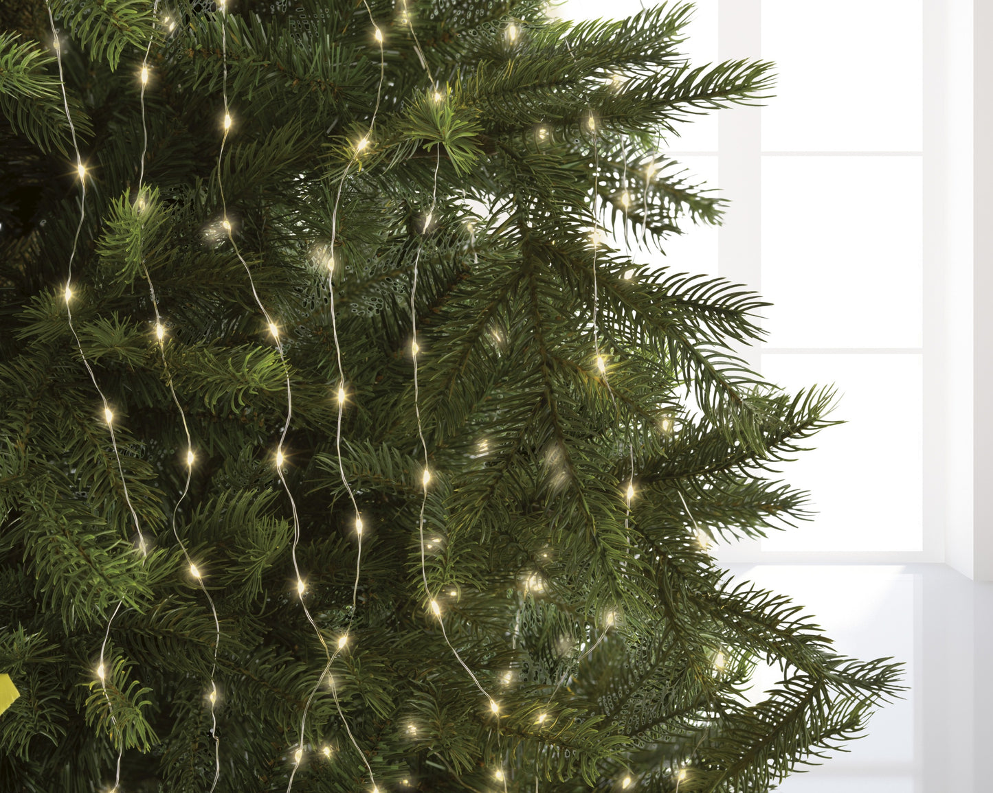 Lichterkette TREE LIGHTS 408 LED 1,8 m warm weiß, Silberdraht