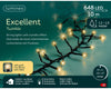 Lichterkette EXCELLENT TWINKLE 648 LED 10 m Soft Gold, schwarzes Kabel