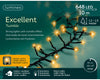 Lichterkette EXCELLENT TWINKLE 648 LED 10 m klassisch warm, schwarzes Kabel