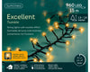 Lichterkette EXCELLENT TWINKLE 960 LED 15 m klassisch warm, schwarzes Kabel