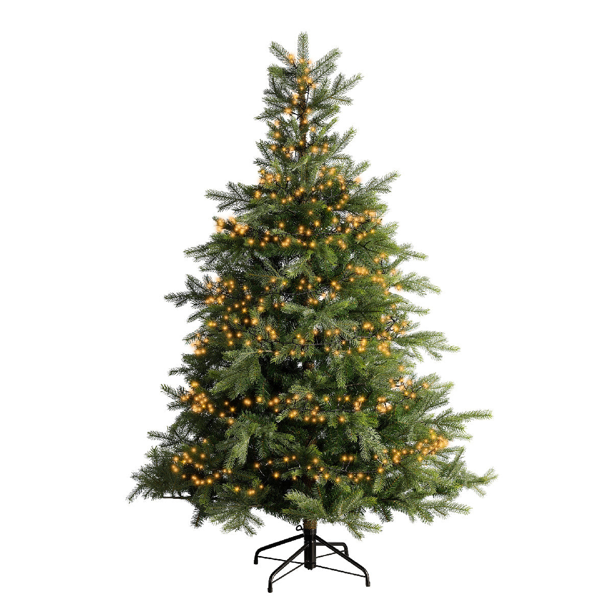 B-Ware Lichterkette EXCELLENT TWINKLE 1272 LED 20 m klassisch warm, schwarzes Kabel