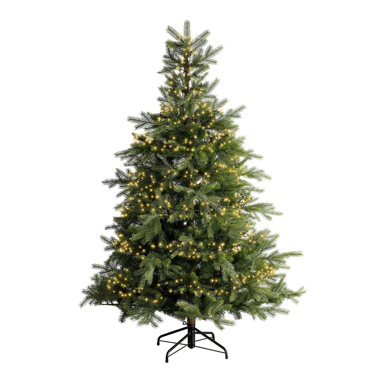 B-Ware Lichterkette EXCELLENT TWINKLE 1272 LED 20 m Soft Gold schwarzes Kabel