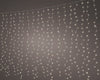Lichtervorhang CURTAIN LIGHTS 800 LED 3,9 x 2 m warm weiß, transparentes Kabel