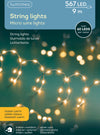 B-Ware Lichterkette String Lights 567 LED 9 m klassisch warm, Silberdraht