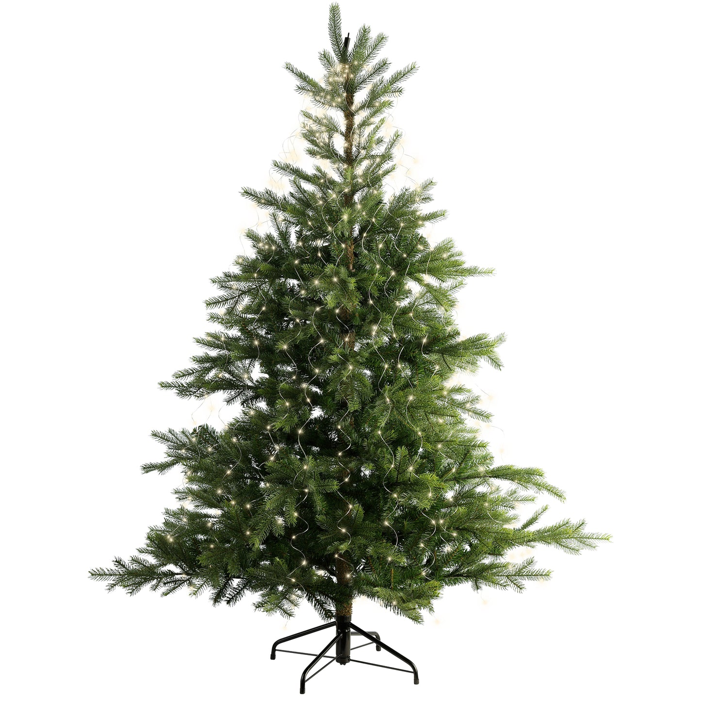 Lichterbündel BUNCH LIGHTS 640 LED 1,9 m warm weiß, Silberdraht