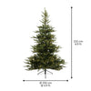 Künstlicher Weihnachtsbaum GRANDIS FIR Grün 210 cm, beleuchtet