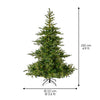 Künstlicher beleuchteter Weihnachtsbaum GRANDIS FIR Grün 150 cm