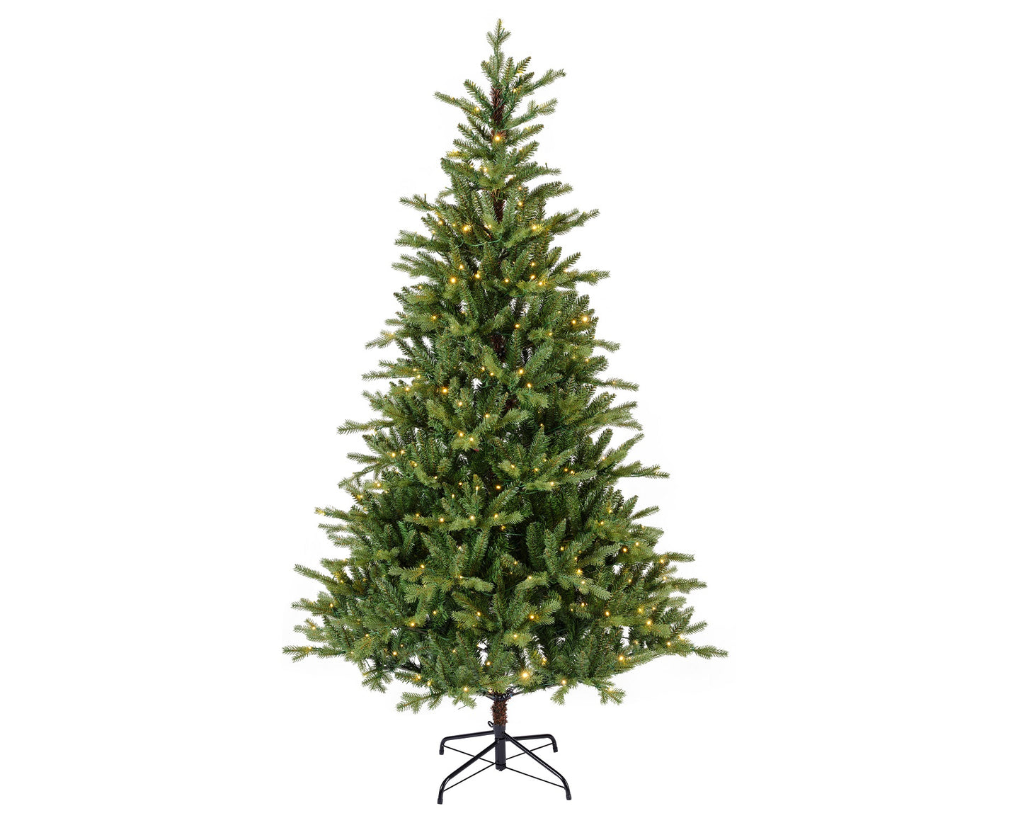 Künstlicher Weihnachtsbaum, ALLISON PINE Grün 210 cm, beleuchtet