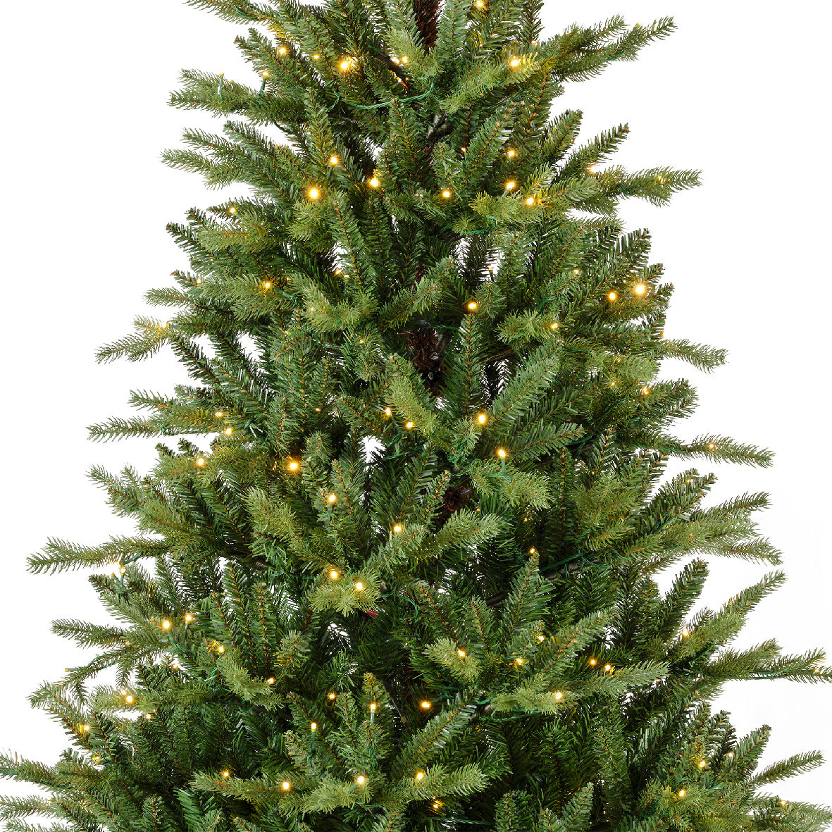 Künstlicher Weihnachtsbaum, ALLISON PINE Grün 210 cm, beleuchtet