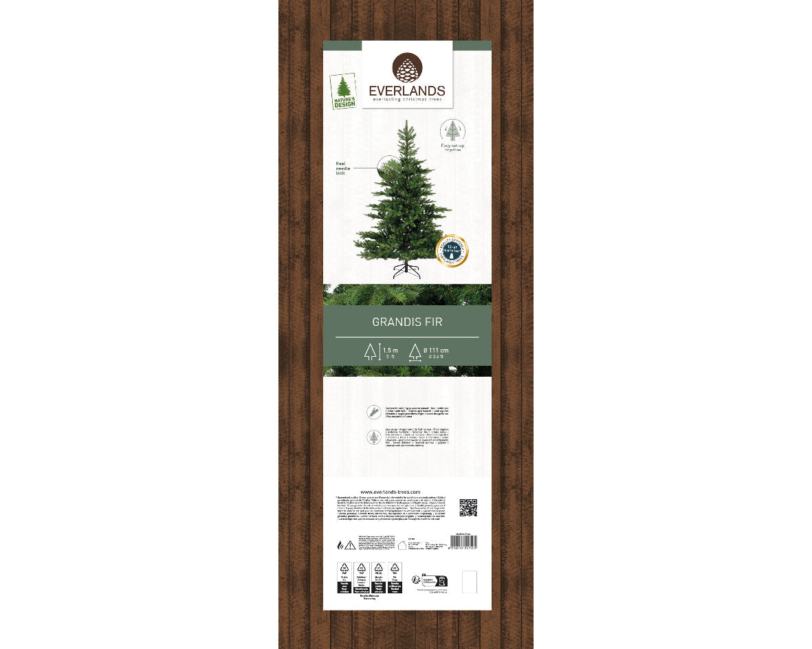 Künstlicher Weihnachtsbaum GRANDIS FIR 150 cm