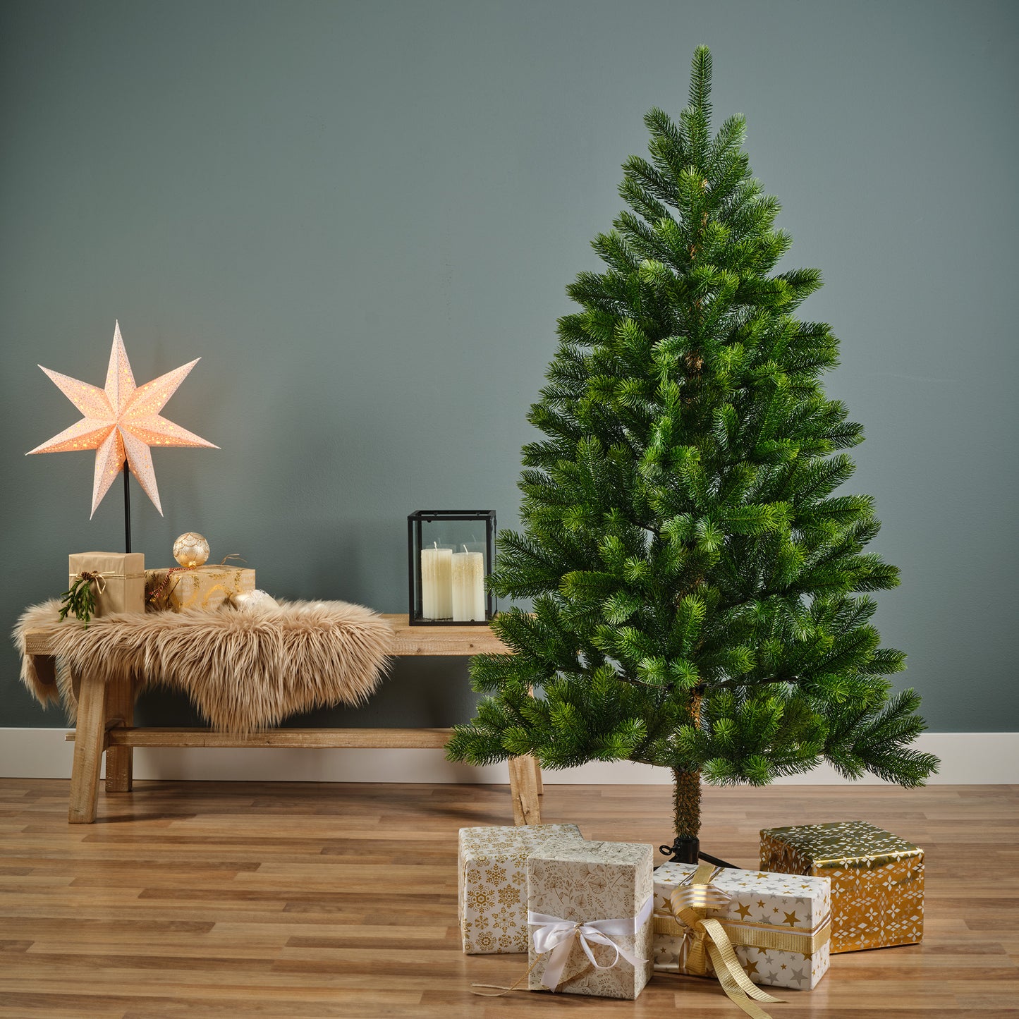 Künstlicher Weihnachtsbaum Kenmore Fir grün 150 cm