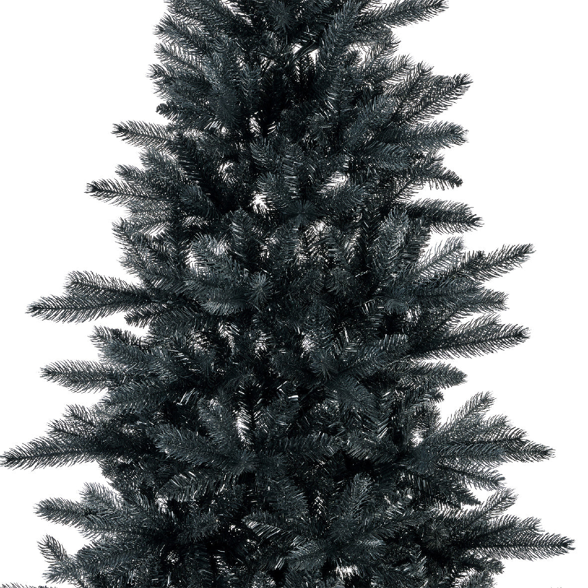 Künstlicher Weihnachtsbaum, BERLIN Tanne 180 cm, Schwarz