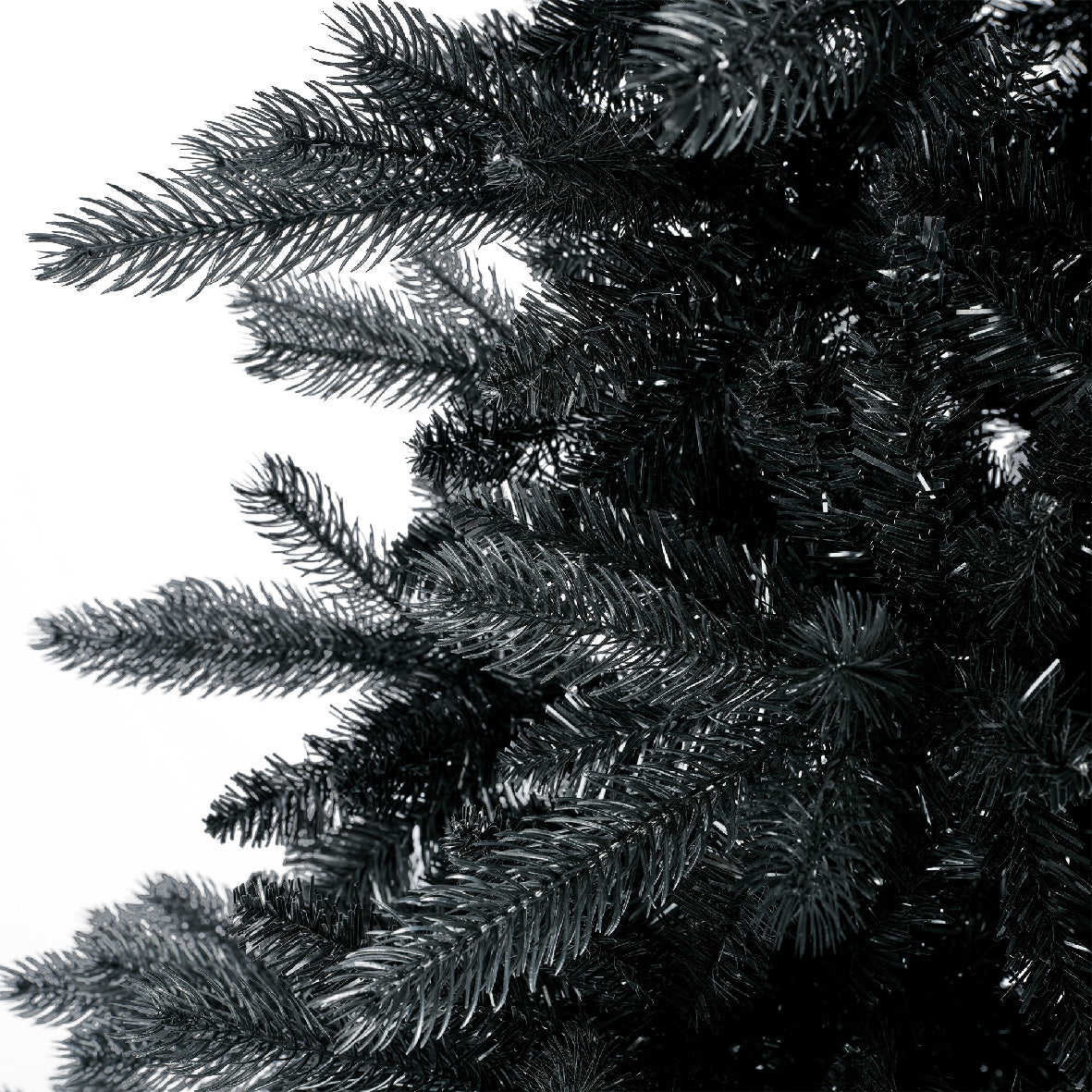 Künstlicher Weihnachtsbaum, BERLIN Tanne Schwarz 180 cm