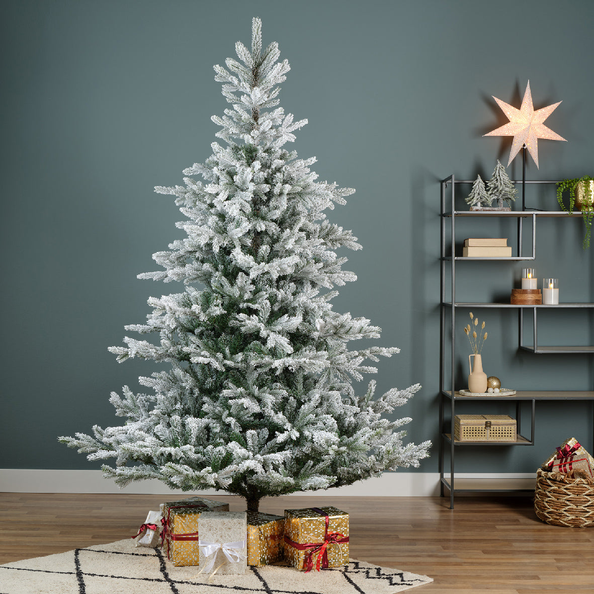 Künstlicher Weihnachtsbaum, GRANDIS FIR 180 cm, Weiß