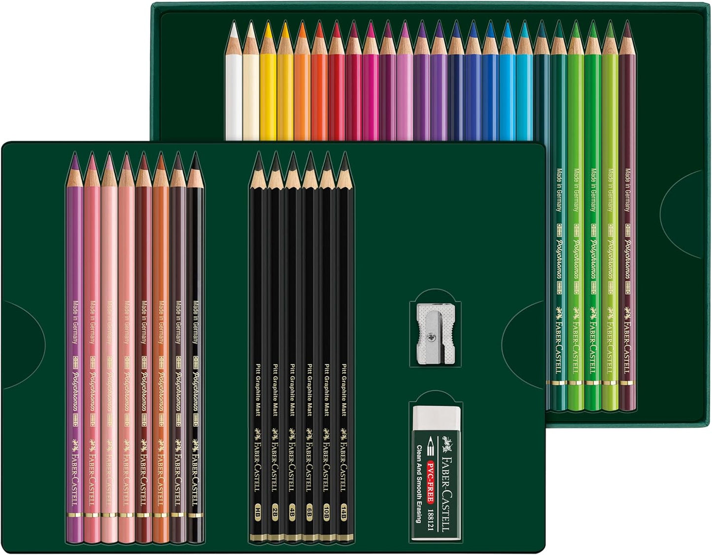 Zeichenset Polychromos & Graphite 40-teilig