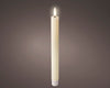 LED Spitzkerzen, 2er-Set Creme, warm weiß, 6h-Timer
