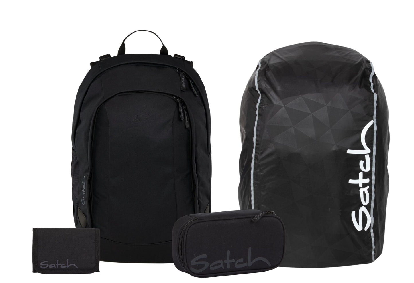 Schulrucksack-Set AIR Blackjack 4-teilig