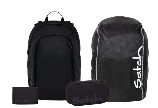 Schulrucksack-Set AIR Blackjack 4-teilig