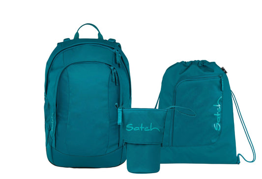Schulrucksack-Set AIR Deep Petrol 3-teilig