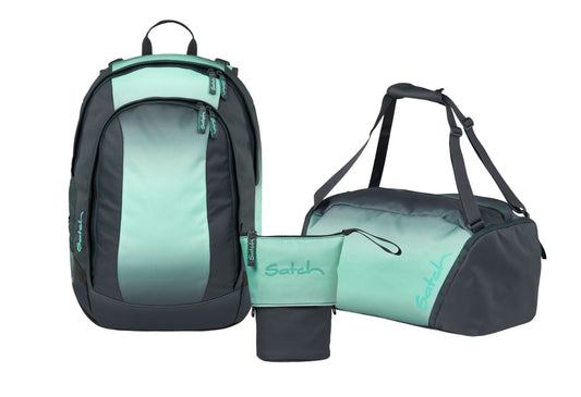 Schulrucksack-Set AIR Gradient Mint 3-teilig