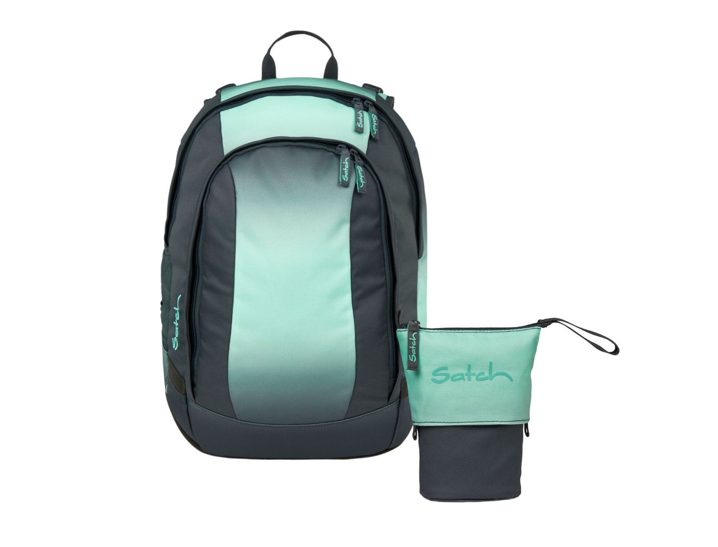 Schulrucksack-Set AIR Gradient Mint 2-teilig