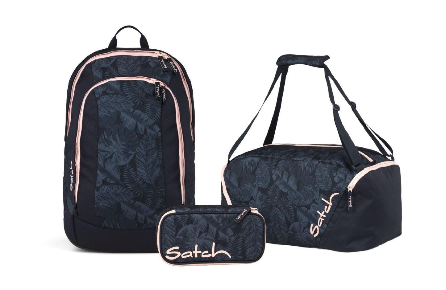Schulrucksack-Set AIR Midnight Jungle 3-teilig