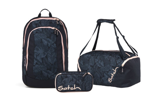 Schulrucksack-Set AIR Midnight Jungle 3-teilig