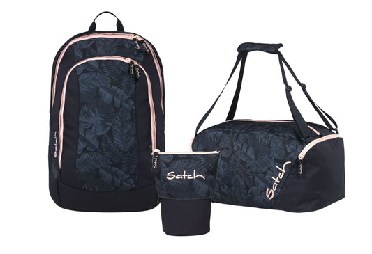 Schulrucksack-Set AIR Midnight Jungle 3-teilig