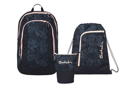 Schulrucksack-Set AIR Midnight Jungle 3-teilig