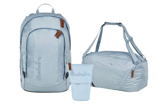 Schulrucksack-Set AIR Nordic Ice Blue 3-teilig