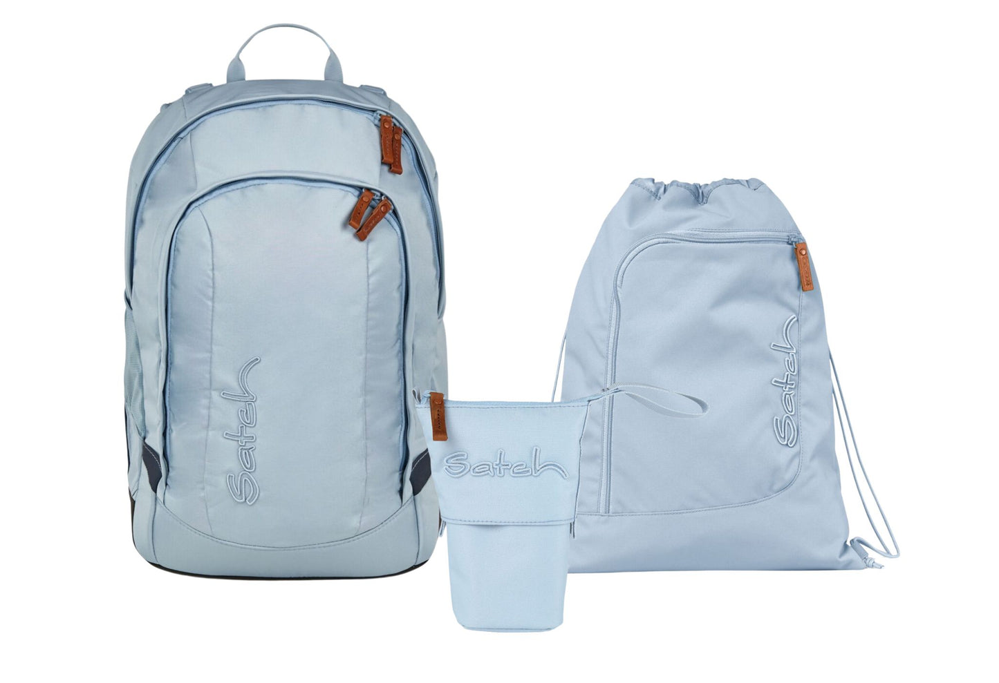 Schulrucksack-Set AIR Nordic Ice Blue 3-teilig