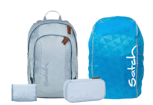 Schulrucksack-Set AIR Nordic Ice Blue 4-teilig