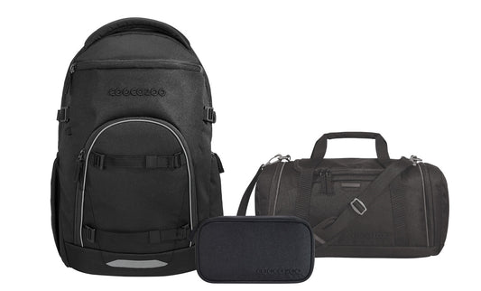 Schulrucksack-Set BYTE Black Coal 3-teilig