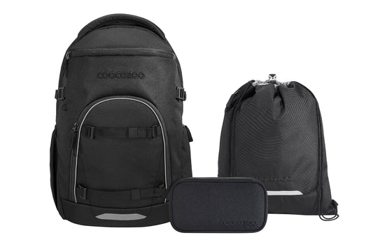 Schulrucksack-Set BYTE Black Coal 3-teilig