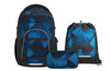 Schulrucksack-Set BYTE Electric Ice 3-teilig