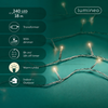 Lichterkette BASIC 240 LED 18 m warm weiß, transparentes Kabel