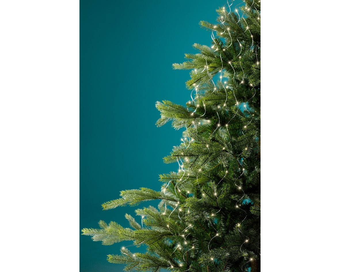 B-Ware Lichterbündel BUNCH LIGHTS 640 LED 1,9 m warm weiß, Silberdraht